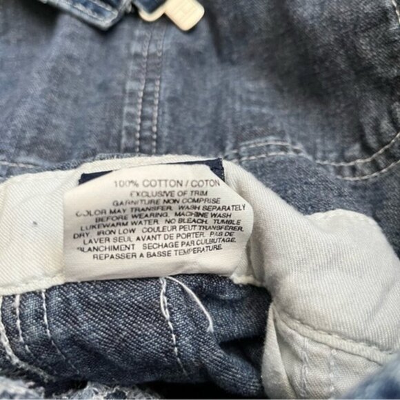 Tommy Hilfiger‎ 90s Vintage Y2K Overalls Retro Hip Hop Fashion Women Size 26 - Picture 13 of 13